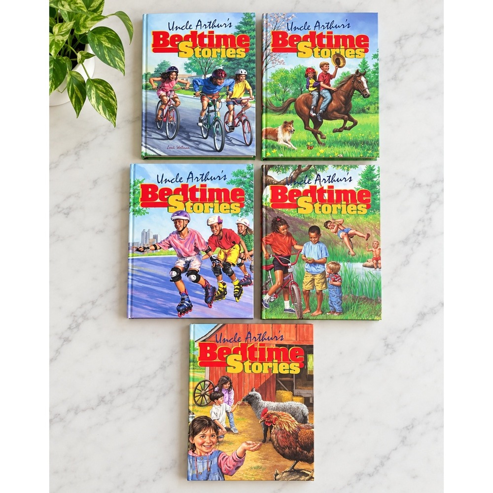 Uncle Arthur's Bedtime Stories Set of 5 Hardcover Books Arthur S Maxwell 1996